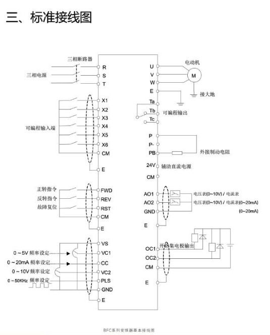 变频器接线图